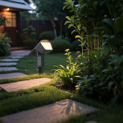 LED aurinkovalaisin 2-in-1 LED/1,3W/3,7V 3000/4000/6400K IP65 1200 mAh