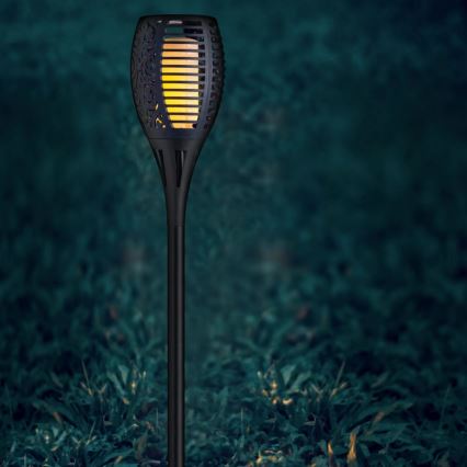 LED-aurinkovalaisin ulkokäyttöön FUEGO BIG LED/1,2V IP44