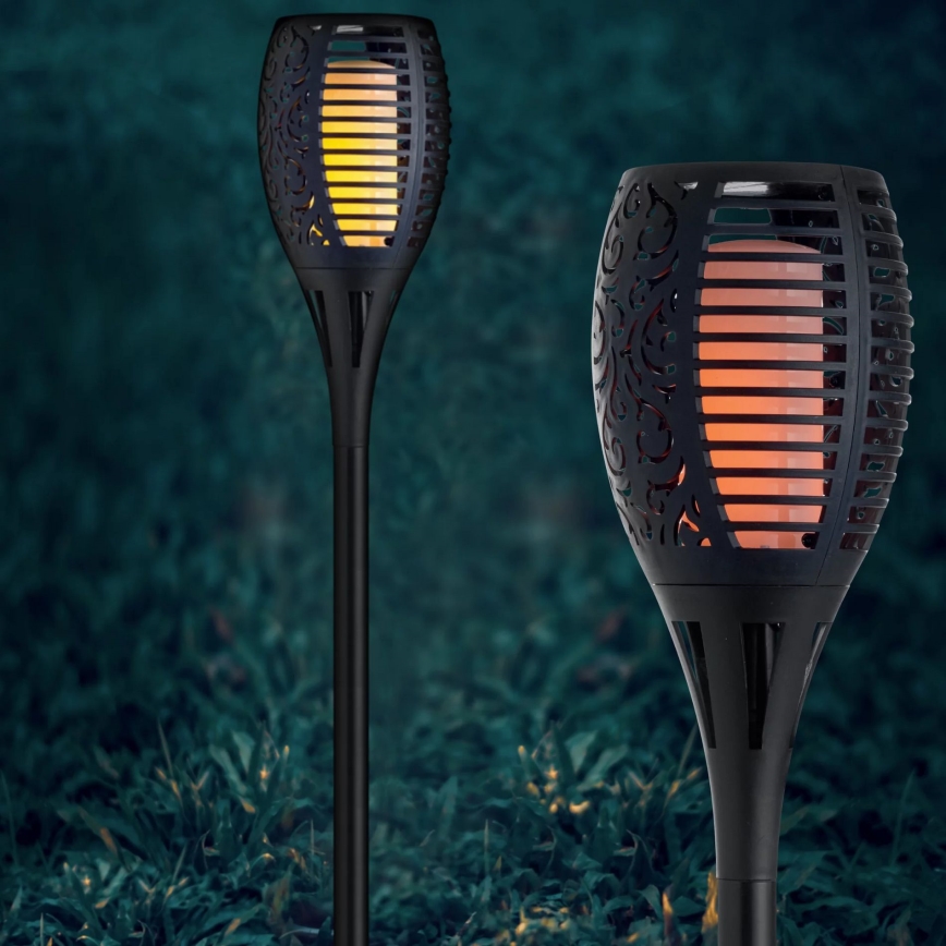 LED-aurinkovalaisin ulkokäyttöön FUEGO BIG LED/1,2V IP44