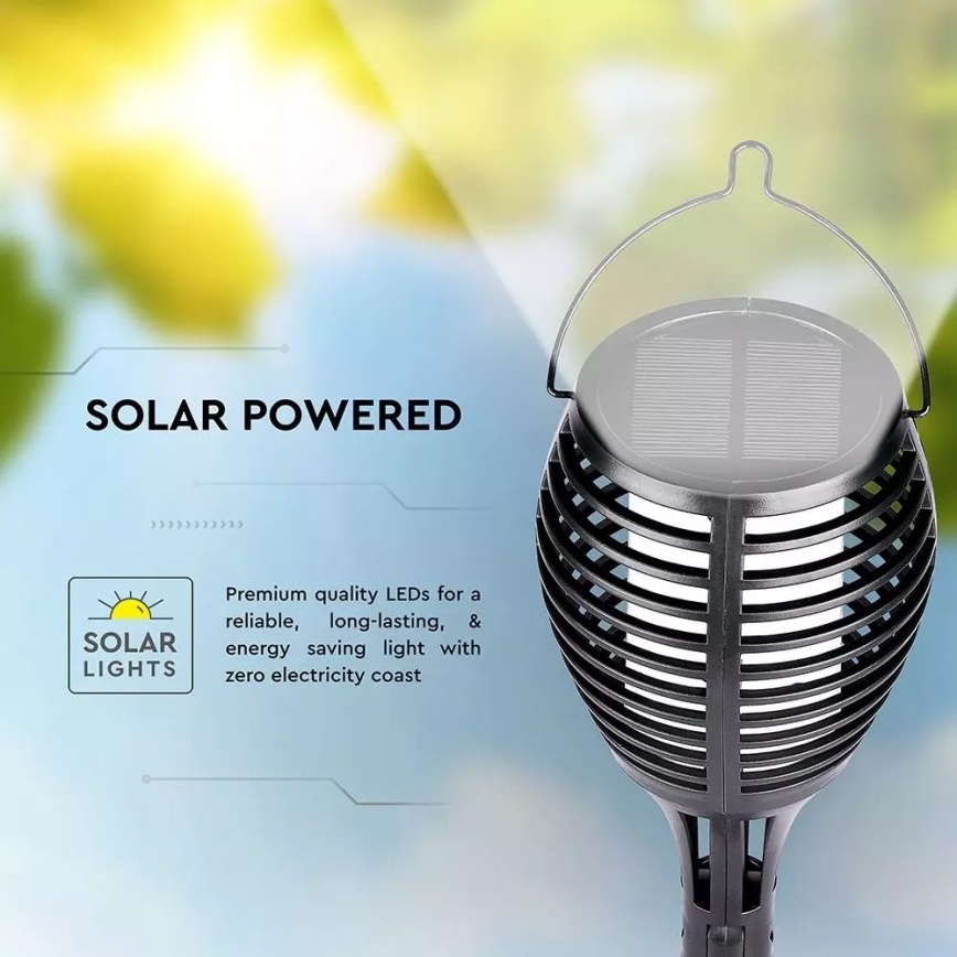 LED-aurinkovalaistus 1xLED/0,45W/3,7V IP44