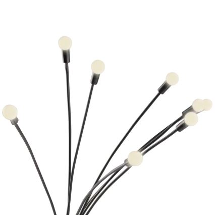 LED-aurinkovalaistus FIORINI 8xLED/1,2V 600 mAh IP44 musta