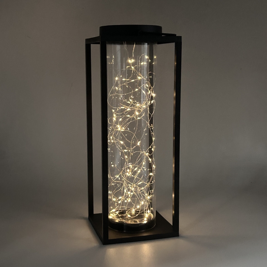 LED-aurinkovalaistus GLAMOUR LED/1,2V 600 mAh IP44 musta