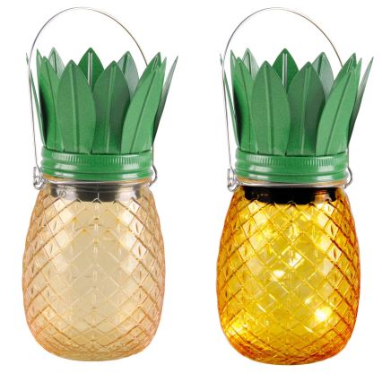 LED-aurinkovalaistus JAR LED/1,2V 150 mAh IP44 ananas