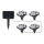 LED-aurinkovalaistus LED/0,14W/2V 600 mAh IP44 tlapky