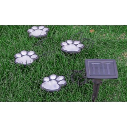 LED-aurinkovalaistus LED/0,14W/2V 600 mAh IP44 tlapky
