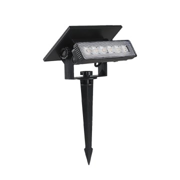 LED-aurinkovalaistus LED/0,9W/3,7V 3000K IP65 musta