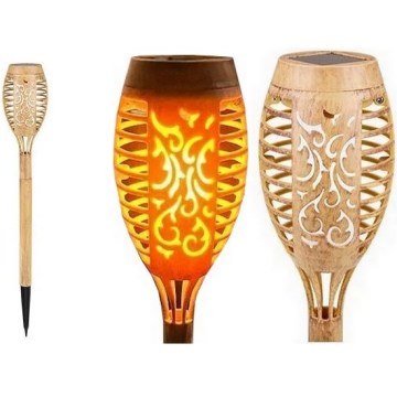 LED-aurinkovalaistus MINISPARK BAMBOO LED/1,8W/5,5V IP44 beige