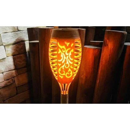LED-aurinkovalaistus MINISPARK BAMBOO LED/1,8W/5,5V IP44 beige