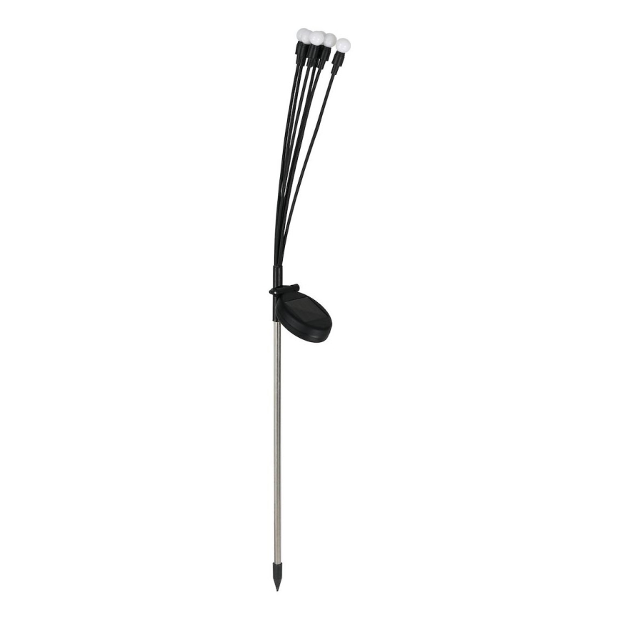 LED-aurinkovalaistus MULTI LED/0,06W/1,2V 150 mAh IP44 musta