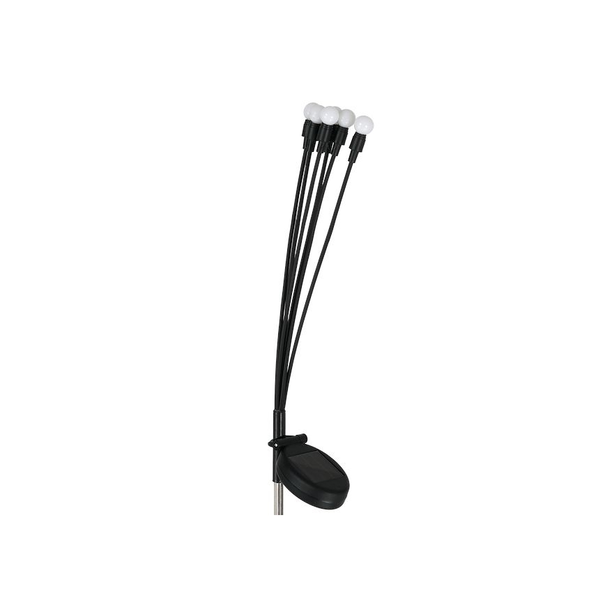 LED-aurinkovalaistus MULTI LED/0,06W/1,2V 150 mAh IP44 musta