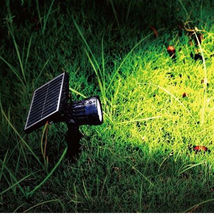 LED-aurinkovalaistus SPIKE LED/2W/5,5V IP65 3000K 1200 mAh