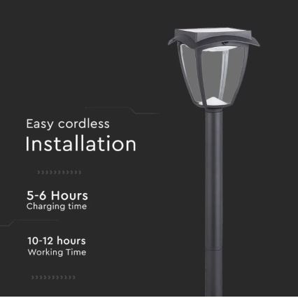 LED Aurinkovalo LED/2W/230V 93 cm 3000/6000K IP65