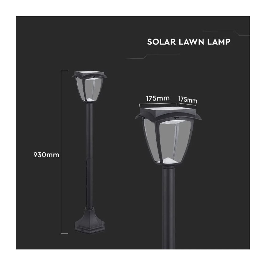 LED Aurinkovalo LED/2W/230V 93 cm 3000/6000K IP65