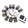 LED-aurinkovaloketju 10xE12/3,65m IP44 lämmin valkoinen