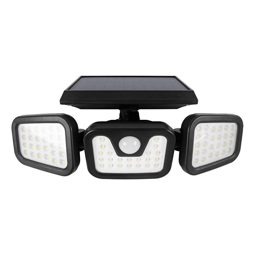 LED-aurinkovalonheitin anturilla LED/1,5W/3,7V 6000K IP44 2400 mAh