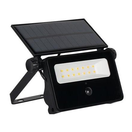 LED-aurinkovalonheitin anturilla LED/10W/5,5V IP65