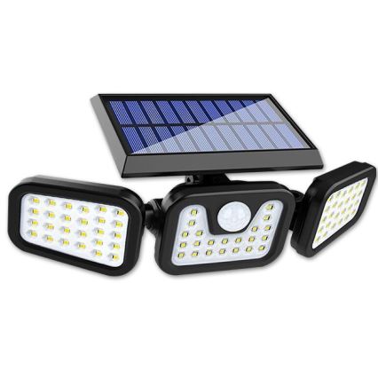LED Joustava aurinko valonheitin anturilla LED/15W/3,7V 2400 mAh IP54 4500K