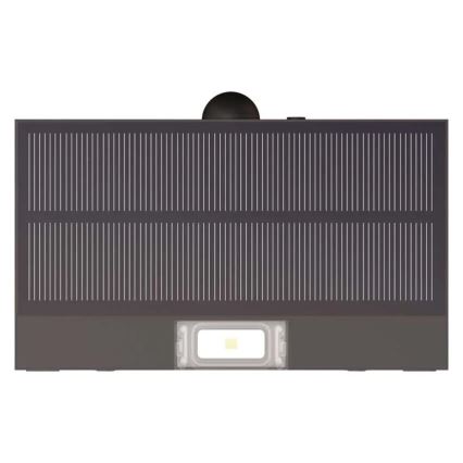LED Aurinkovalonheitin liiketunnistimella LED/3,7V 1200mAh 4000K IP65 musta