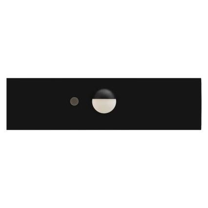 LED Aurinkovalonheitin liiketunnistimella LED/3,7V 1200mAh 4000K IP65 musta