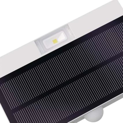 LED Aurinkovalonheitin liiketunnistimella LED/3,7V 1200mAh 4000K IP65 valkoinen