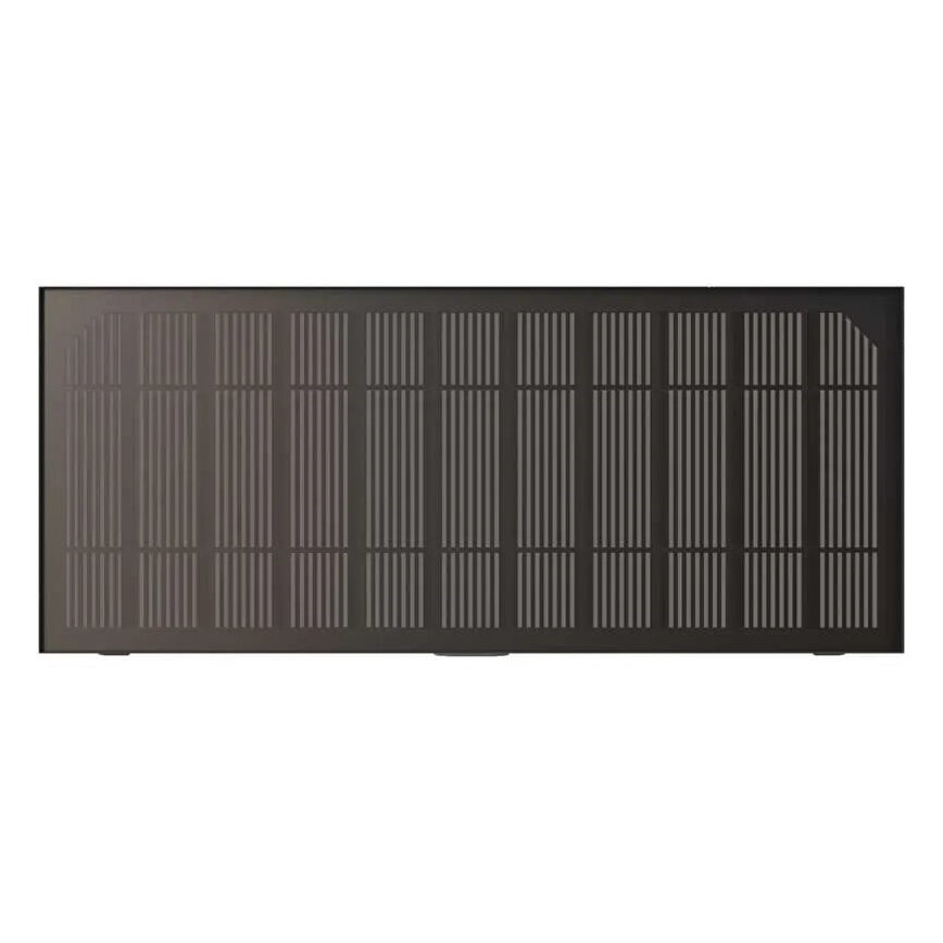LED Aurinkovalonheitin liiketunnistimella LED/3,7V 3000mAh 4000K IP65 musta