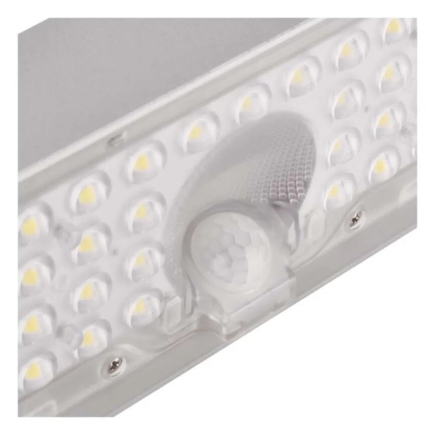 LED Aurinkovalonheitin liiketunnistimella LED/3,7V 3000mAh 4000K IP65 valkoinen