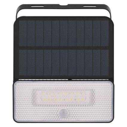 LED Aurinkovalonheitin liiketunnistimella SOLO LED/3,7V 2000mAh 4000K IP54