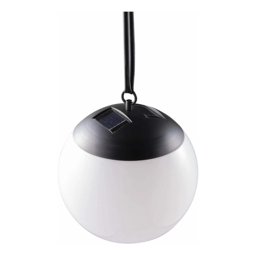 LED Aurinkovoimariippuvalo KIARA LED/1,2V IP44 musta