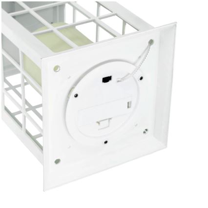LED Aurinkovoimariippuvalo LED/0,02W/1,2V 1xAA 2700K IP44 200 mAh valkoinen