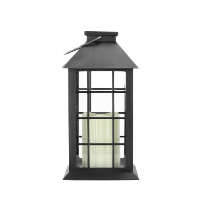 LED Aurinkovoimariippuvalo LED/0,02W/1,2V 2700K IP44 musta
