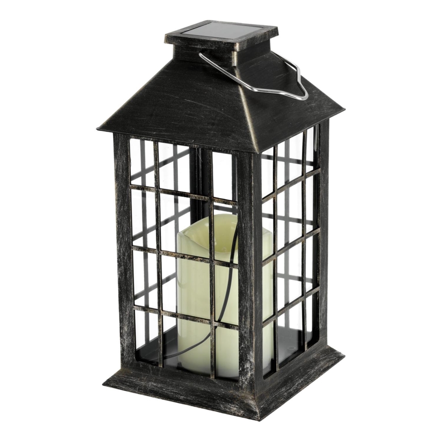 LED Aurinkovoimariippuvalo LED/0,02W/1,2V 2700K IP44 patina