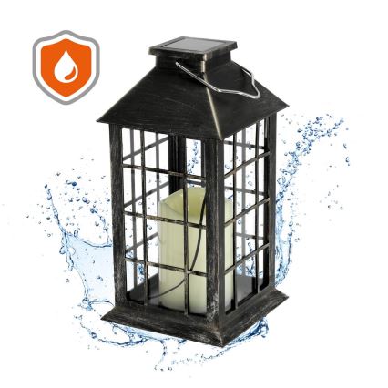 LED Aurinkovoimariippuvalo LED/0,02W/1,2V 2700K IP44 patina