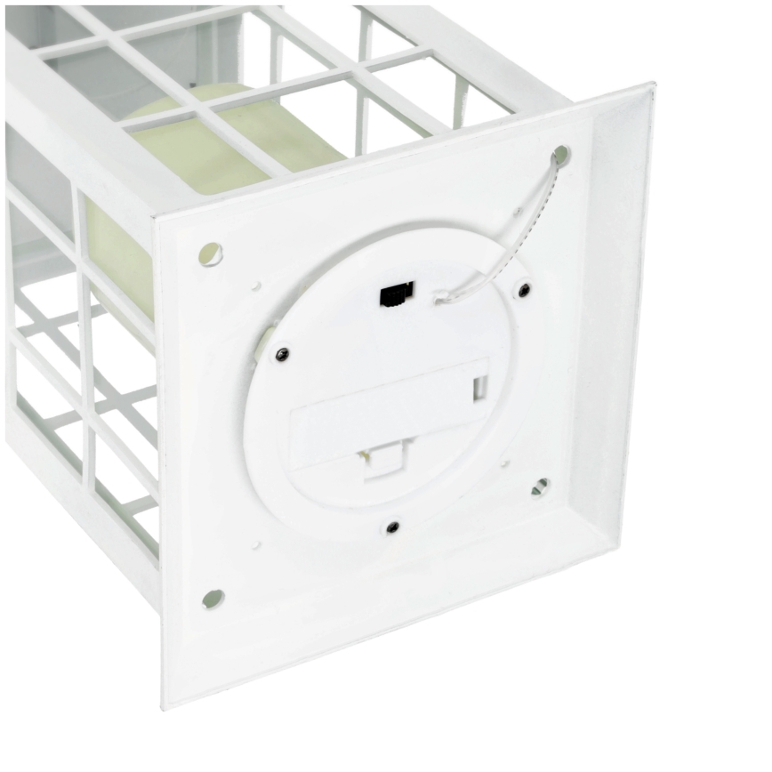 LED Aurinkovoimariippuvalo LED/0,02W/1,2V 2700K IP44 valkoinen