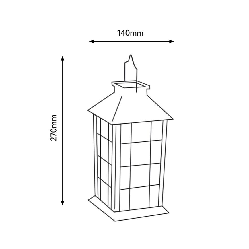 LED Aurinkovoimariippuvalo LED/0,02W/1,2V 2700K IP44 valkoinen