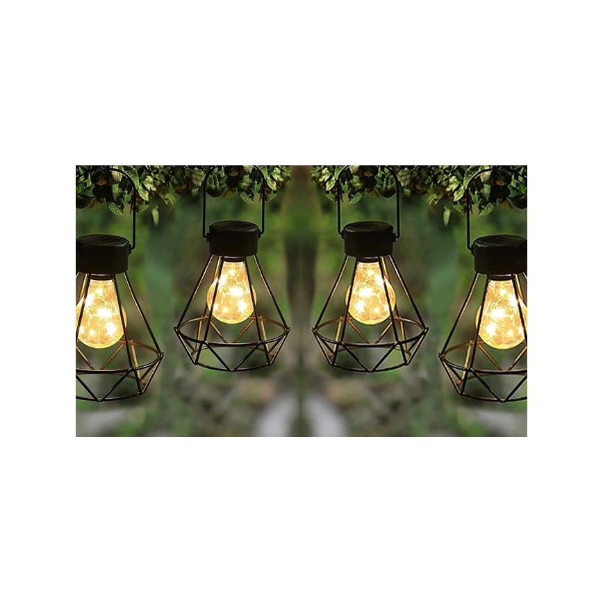 LED Aurinkovoimariippuvalo LED/0,1W/1,2V 600 mAh halkaisija 13 cm