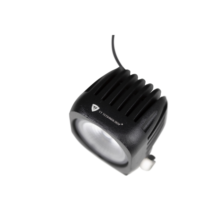 LED Auton kohdevalo BLACK LED/10W/10-30V IP69 5700K kulmikas