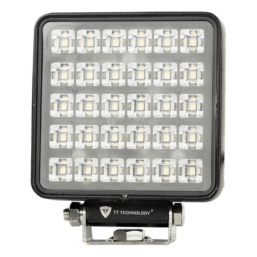 LED Auton kohdevalo BLACK LED/30W/10-30V IP69 5700K kulmikas