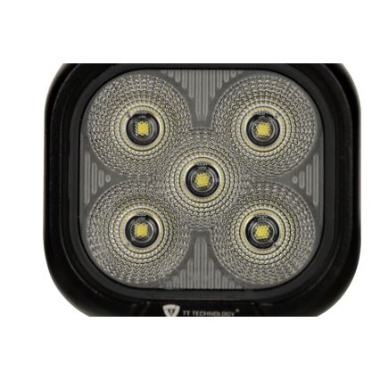 LED Auton kohdevalo BLACK LED/50W/10-30V IP69 5700K kulmikas