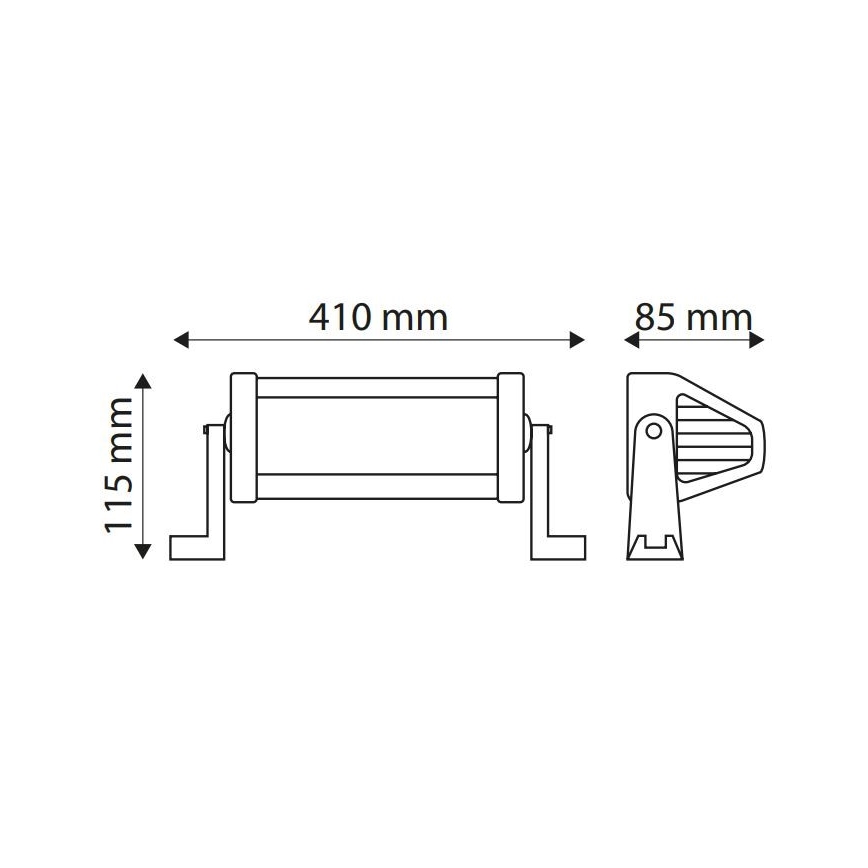 LED- auton työvalopalkki EPISTAR LED / 72W / 10-30V IP67 6000K