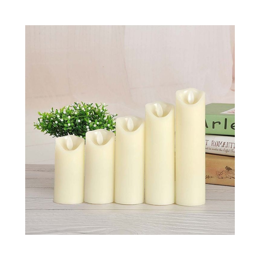 LED Candle LED/2xAA lämpimänvalkoinen 12,5 cm