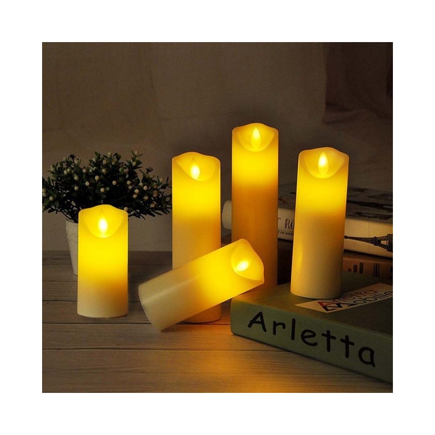 LED Candle LED/2xAA lämpimänvalkoinen 17,5 cm