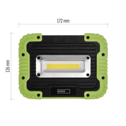 LED COB Ladattava valonheitin LED/3,7V 3000 mAh IP44