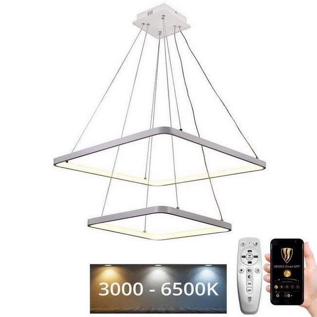 LED DHimmennettävä riippuvalaisin LED/90W/230V 3000-6500K + kaukosäädin