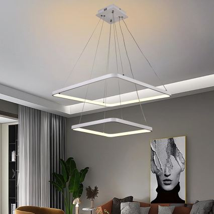LED DHimmennettävä riippuvalaisin LED/90W/230V 3000-6500K + kaukosäädin