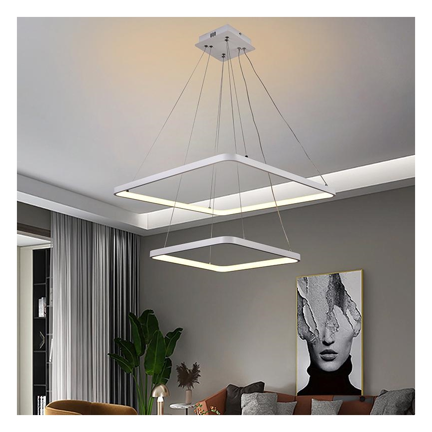 LED DHimmennettävä riippuvalaisin LED/90W/230V 3000-6500K + kaukosäädin