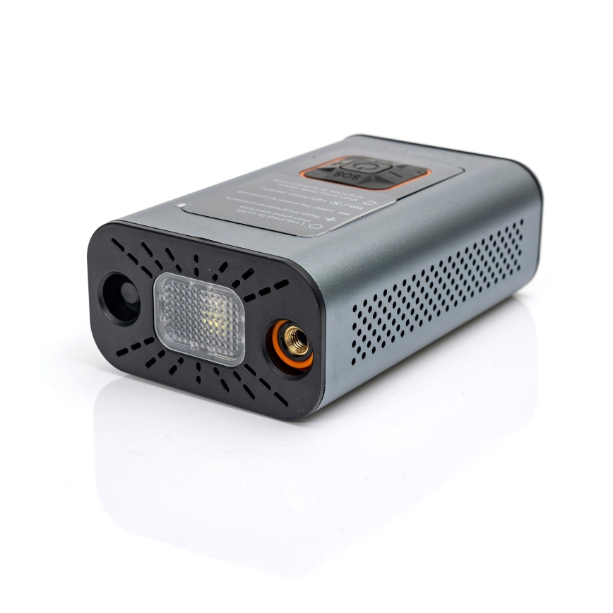 LED Digitaalinen taskukompressori 3in1 4000 mAh 5W musta
