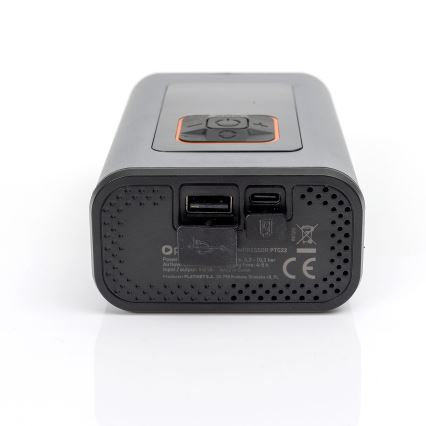 LED Digitaalinen taskukompressori 3in1 4000 mAh 5W musta
