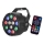 LED Disco valonheitin LED/12W/230V monivärinen + kaukosäädin