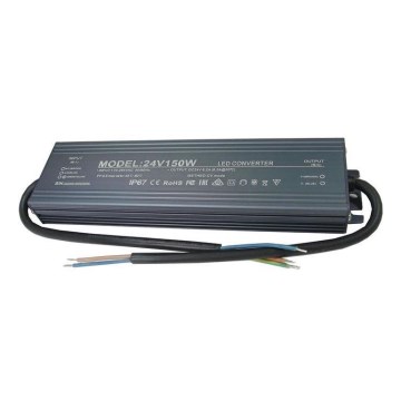 LED elektroninen muuntaja 150W/24V IP67