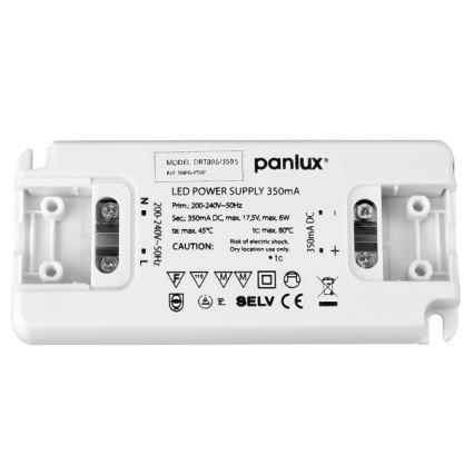 LED-elektroninen muuntaja DRIVER 6W / 350mA / 230V